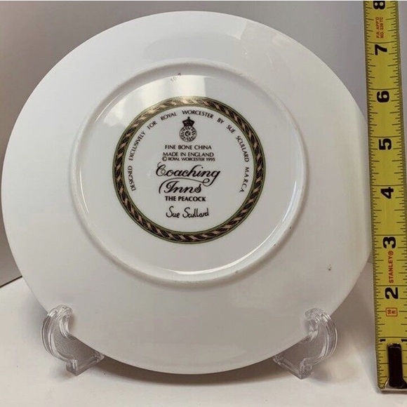 Antique Fine bone China Royal Worcester plate, Sue Scullard - Picture 3 of 3